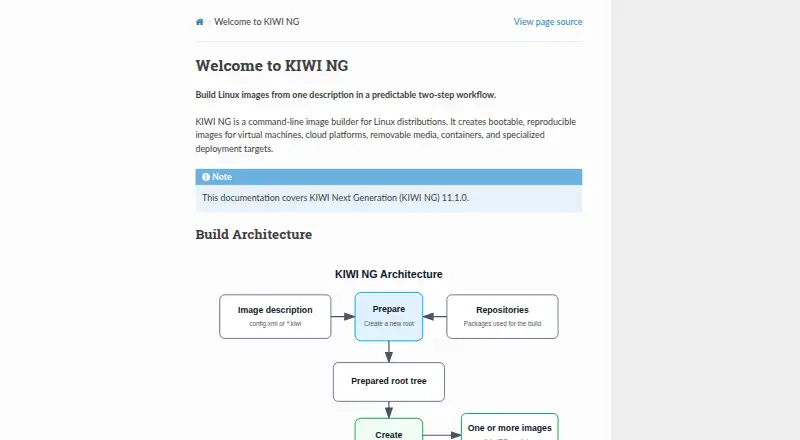The KIWI NG homepage