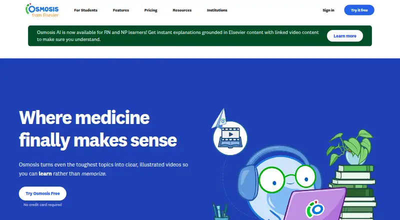 The Osmosis homepage