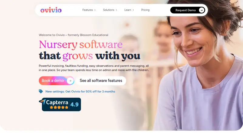 The Ovivio homepage