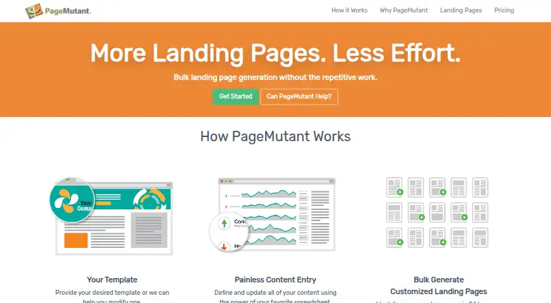 The PageMutant homepage