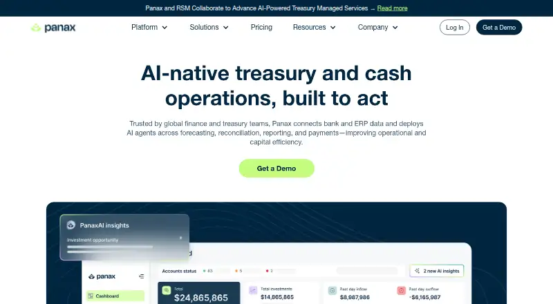 The Panax homepage