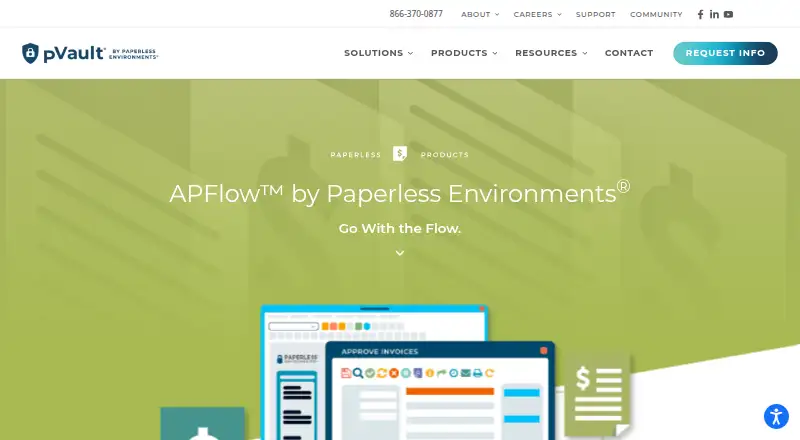 The APFlow homepage