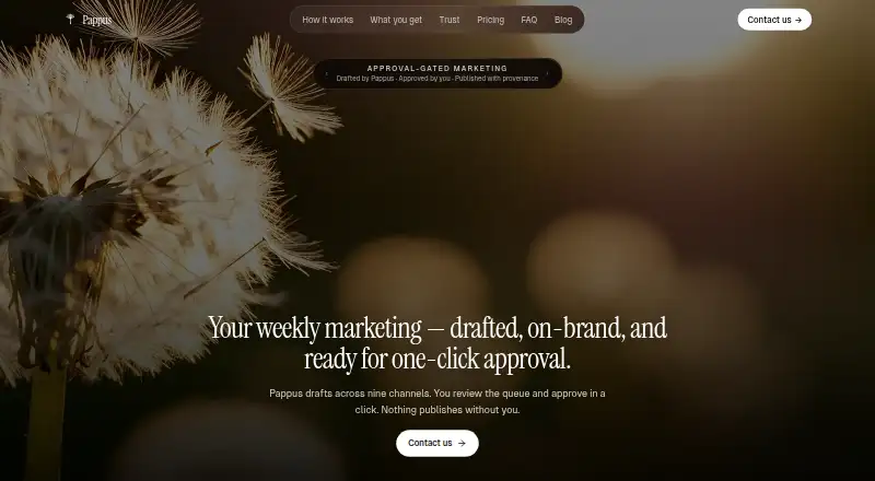 The Pappus homepage