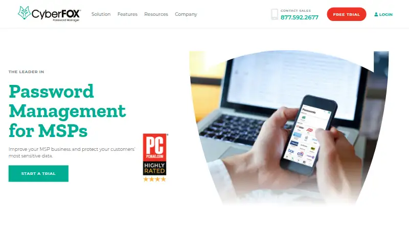 The Password Boss homepage