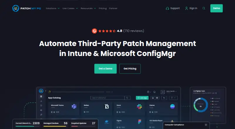 The Patch My PC homepage
