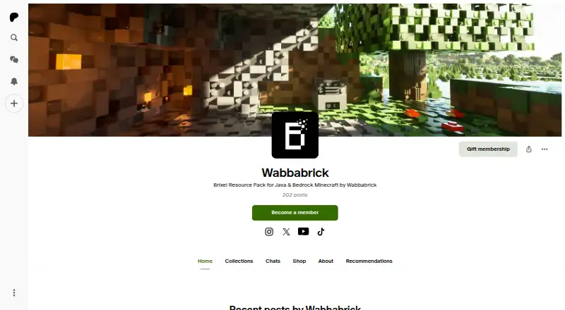 The Brixel homepage