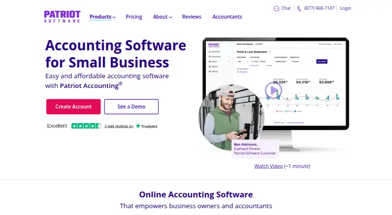 The Patriot Accounting homepage