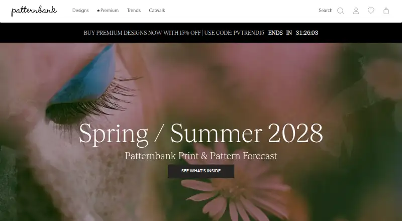 The Patternbank homepage