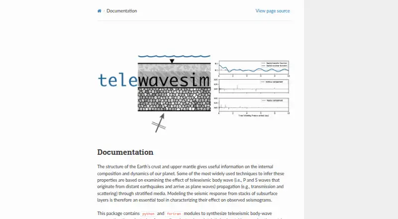 The Telewavesim homepage