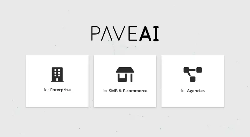 The PaveAI homepage