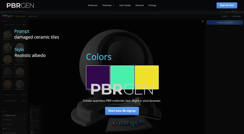 The PBRgen homepage