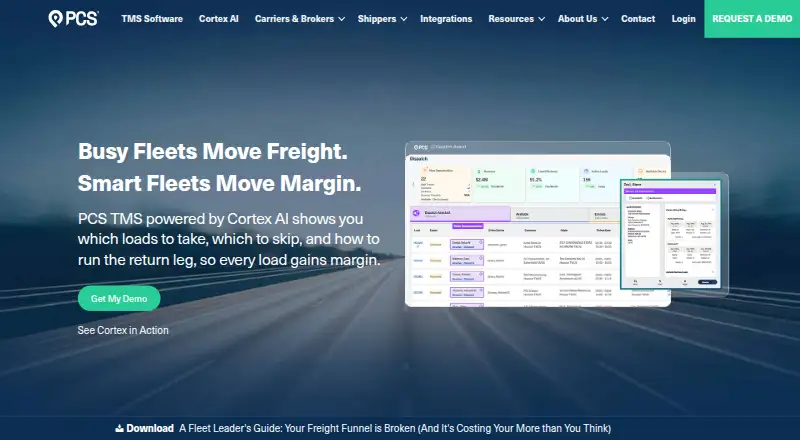 The PCS TMS homepage