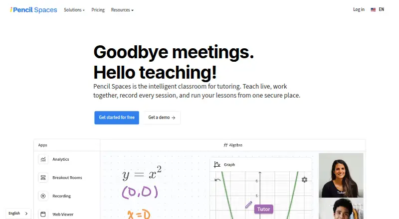 The Pencil Spaces homepage