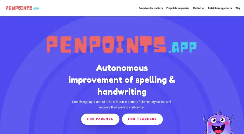 The PenPoints homepage