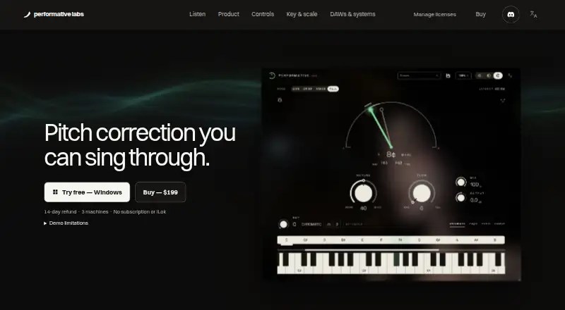 The Performative Ear homepage
