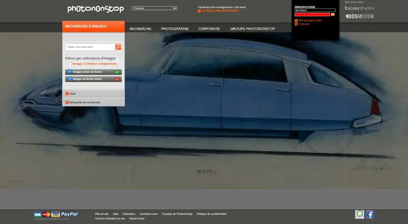 The Photononstop homepage