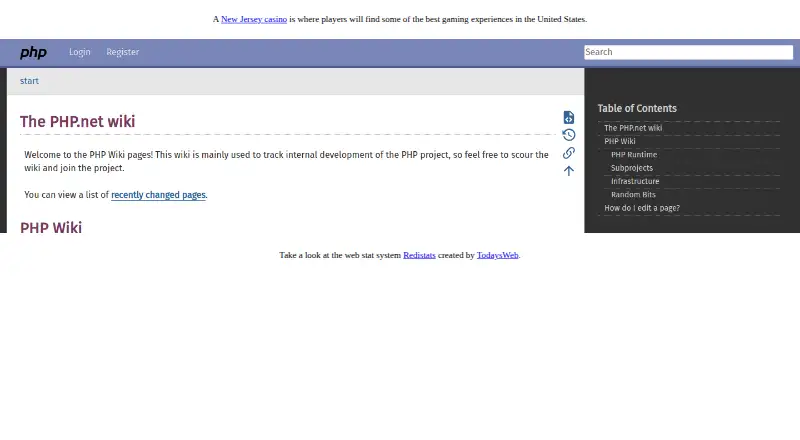 The PhpWiki homepage
