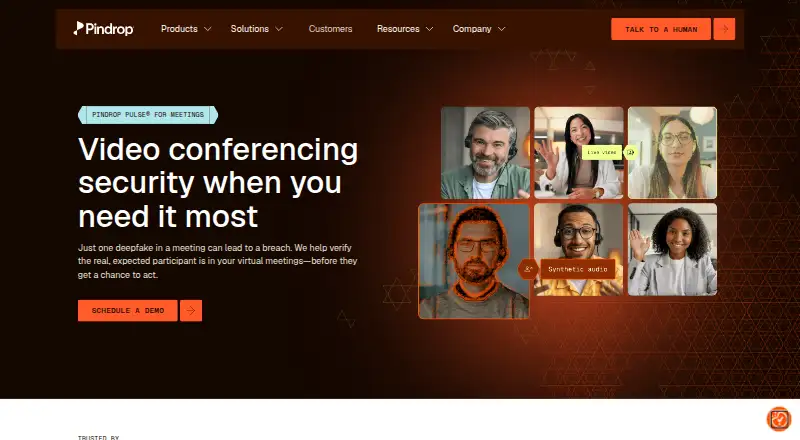 The Pindrop Pulse homepage