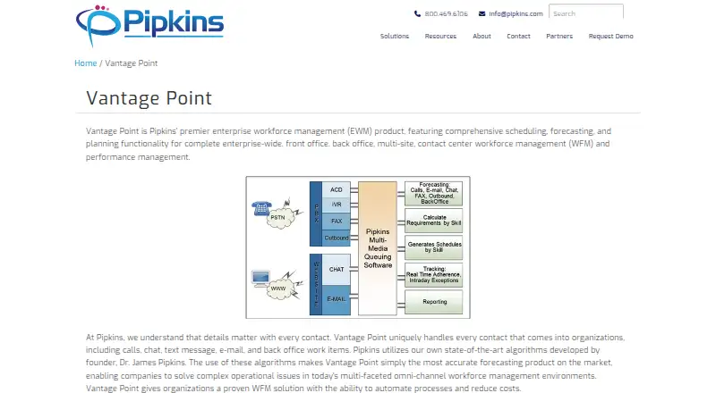 The Pipkins Vantage Point homepage