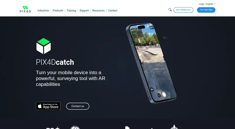 The PIX4Dcatch homepage