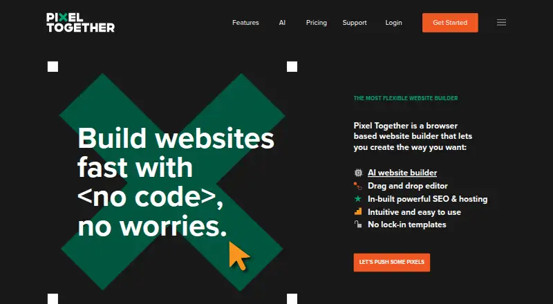 The Pixel Together homepage