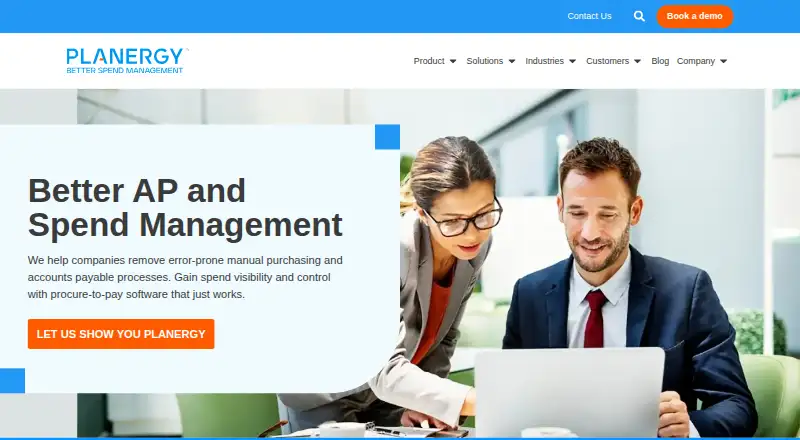 The PLANERGY homepage