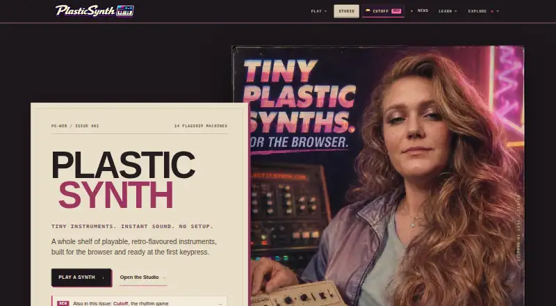 The PlasticSynth homepage