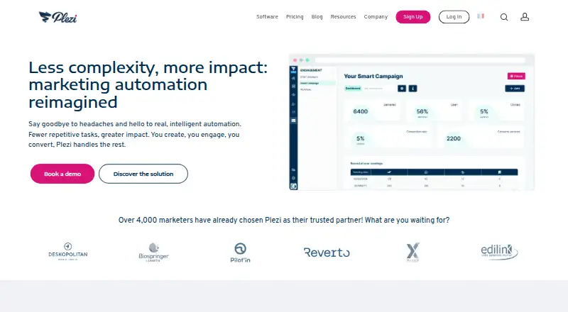 The Plezi homepage