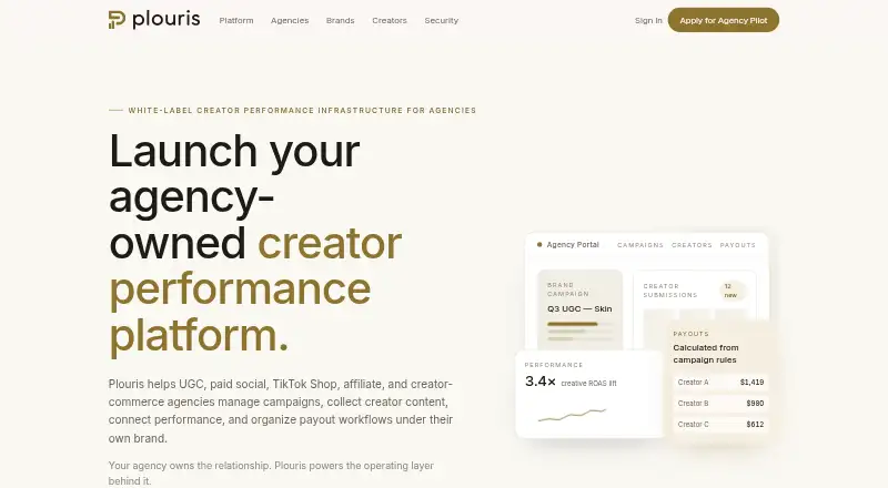 The Plouris homepage