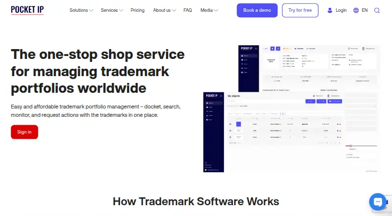 The Pocket IP homepage