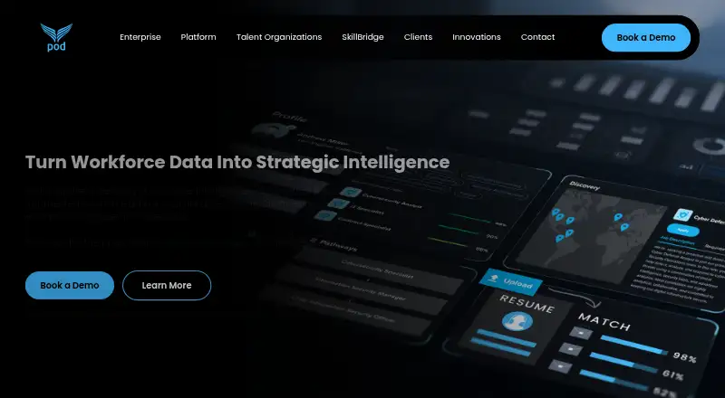 The Pod homepage