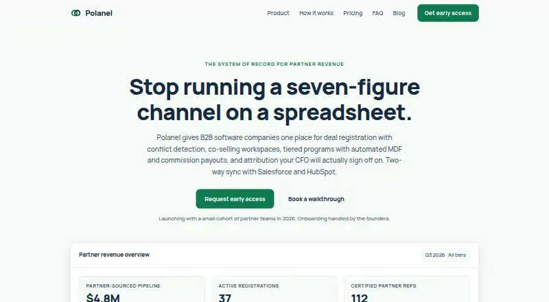The Polanel homepage