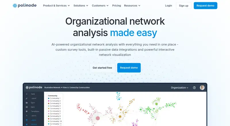 The Polinode homepage