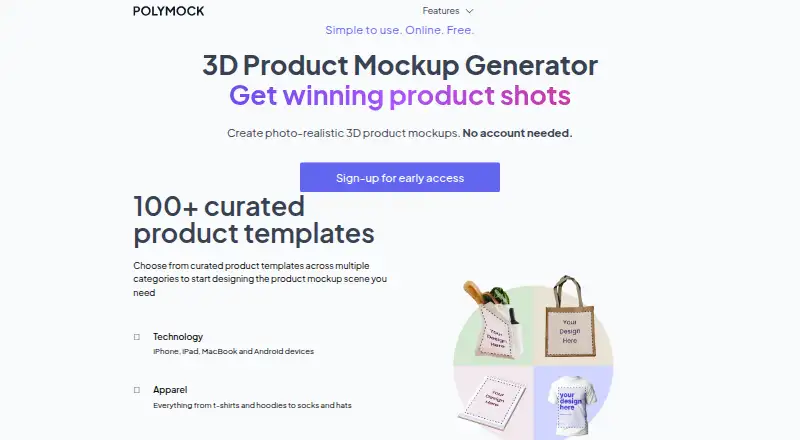 The Polymock homepage