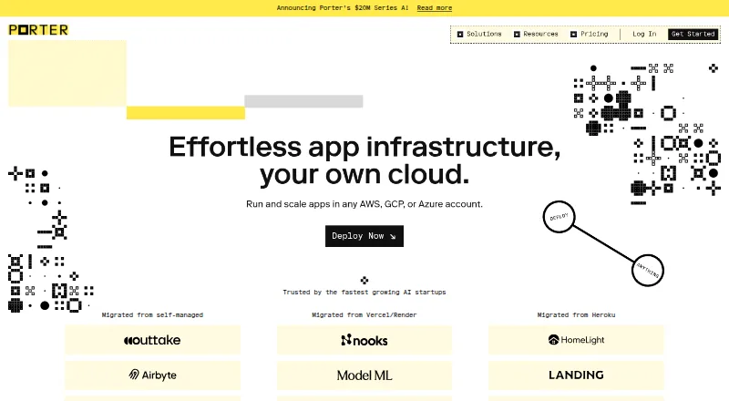 The Porter homepage