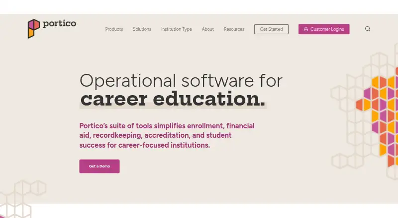 The Portico CORE homepage