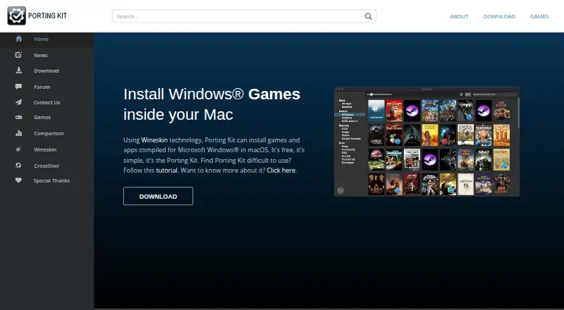 The Porting Kit homepage