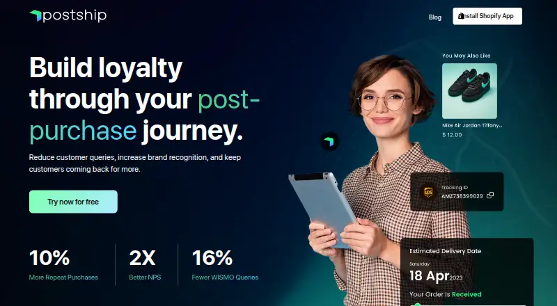 The Postship homepage