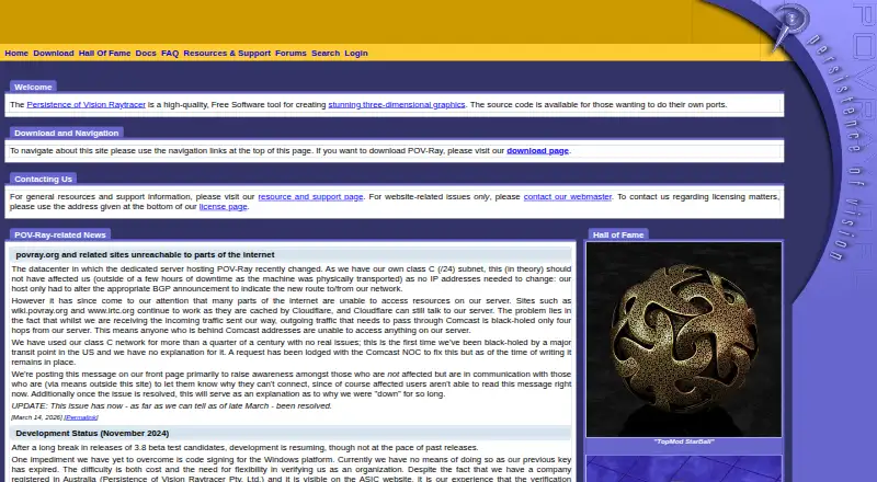 The POV-Ray homepage