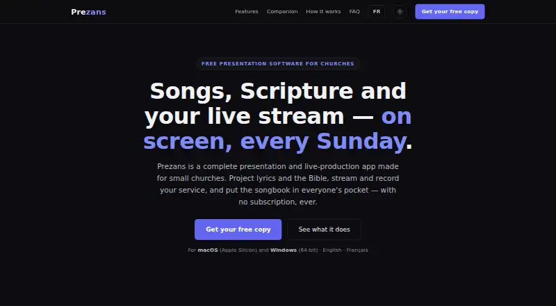 The Prezans homepage