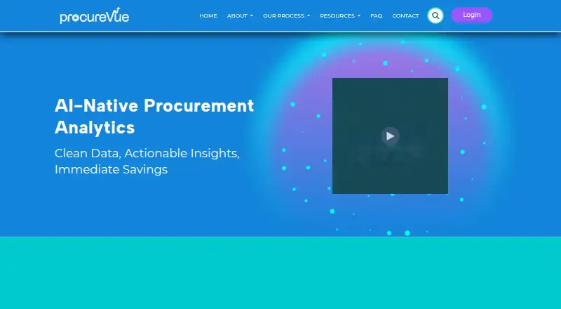The ProcureVue homepage