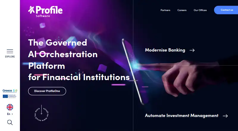 The Profile Asset Management homepage