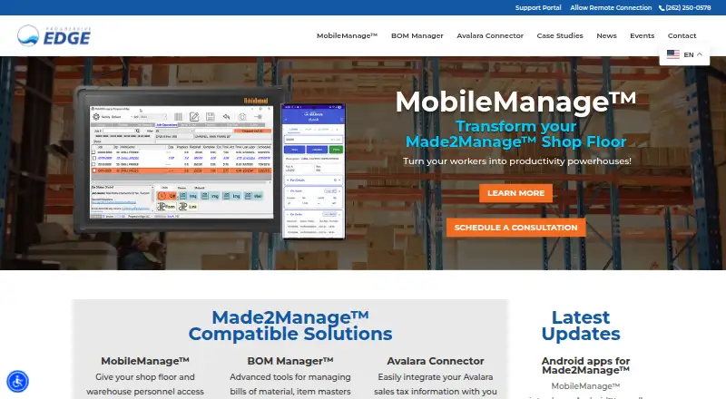 The Progressive Edge BOM Manager homepage