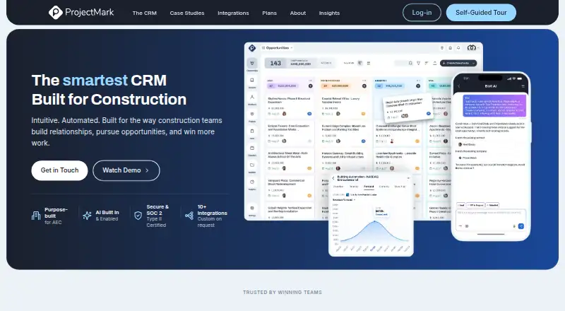 The ProjectMark homepage