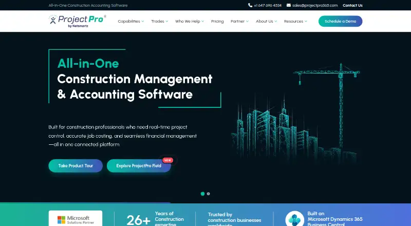 The ProjectPro homepage