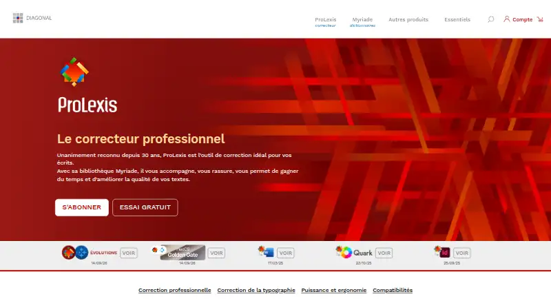 The ProLexis homepage
