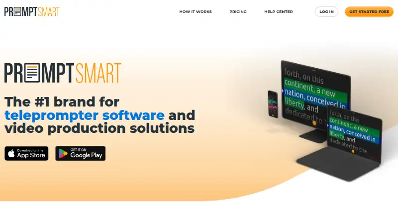 The PromptSmart homepage