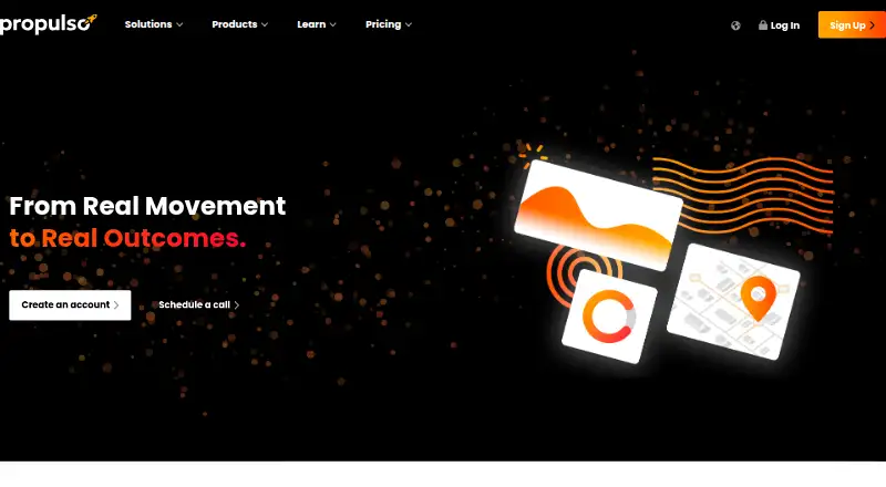 The Propulso homepage