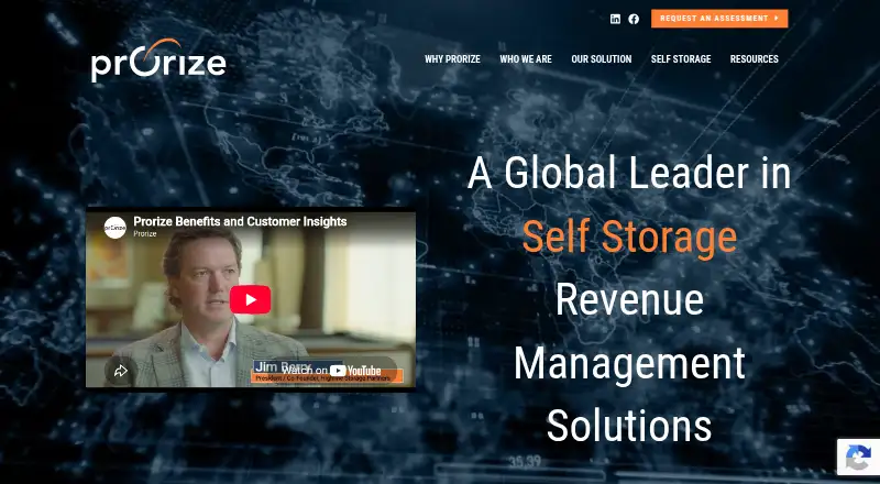 The Prorize AI Pricing Platform homepage
