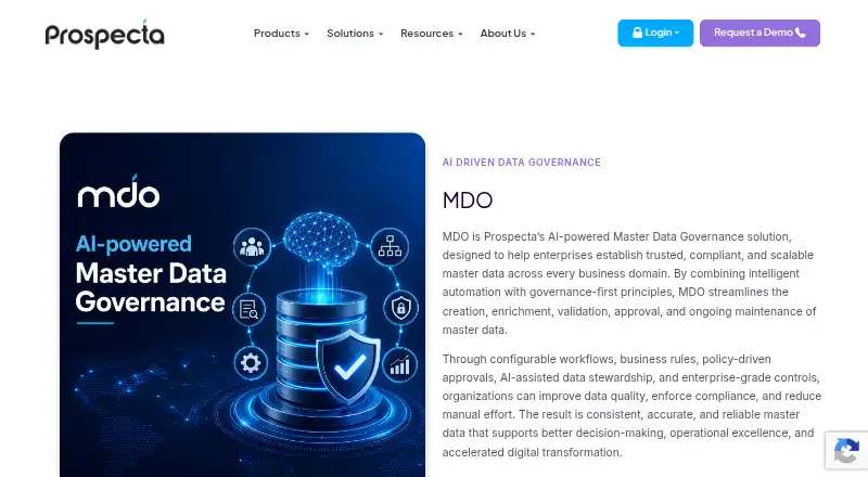 The Prospecta MDO homepage